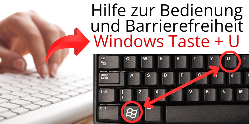 Eingabehilfen und Einstellungen zur Barrierefreiheit