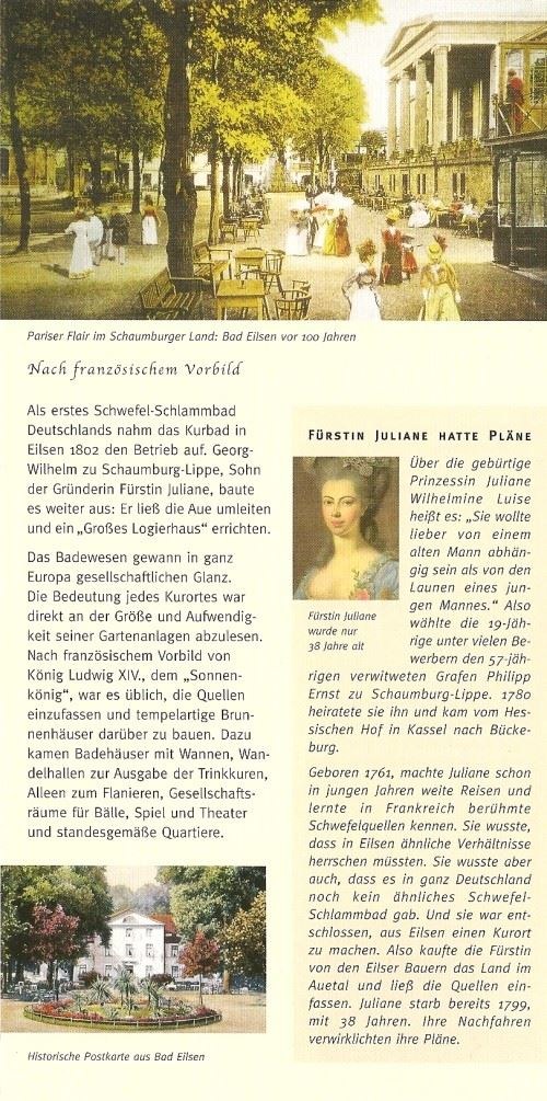 Grosser Flyer Bad Eilsen Kurpark Seite 5