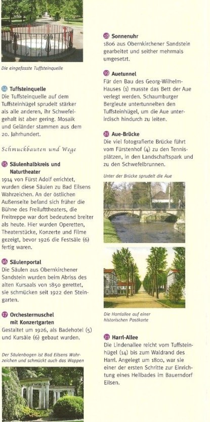 Grosser Flyer Bad Eilsen Kurpark Seite 7