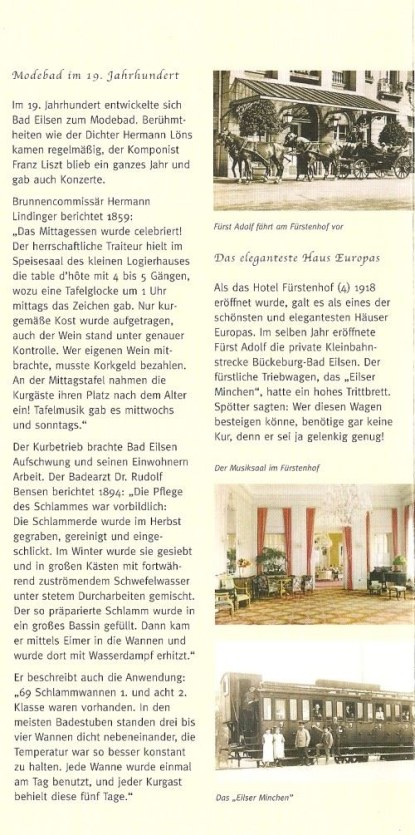 Grosser Flyer Bad Eilsen Kurpark Seite 9