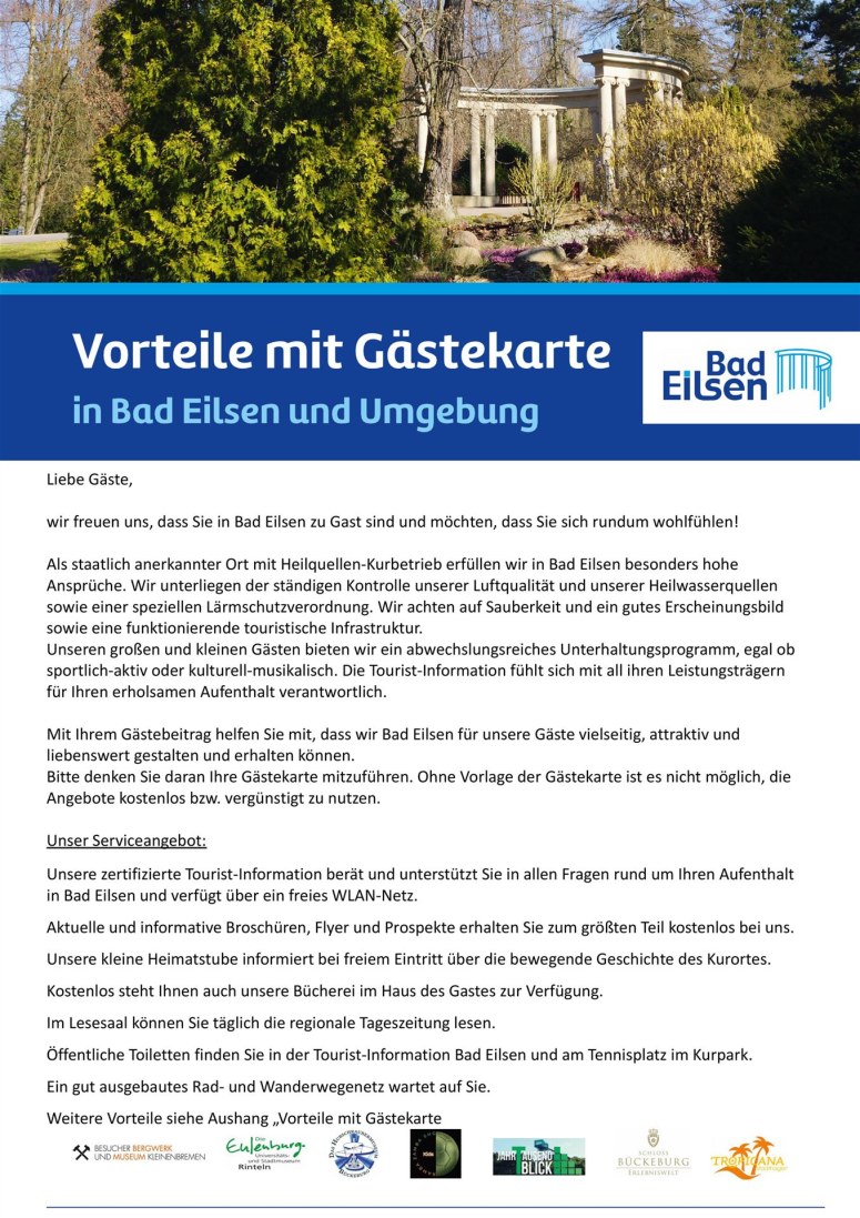 Vorteile mit der Gästekarte 2. Seite 