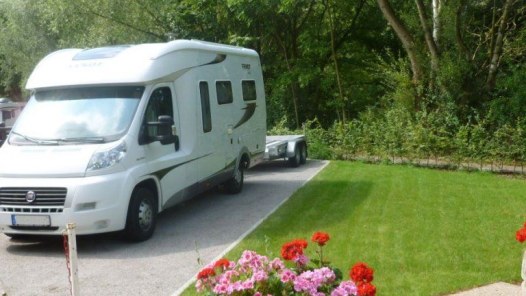 Der Wohnmobilstellplatz an der Aue in Bad Eilsen