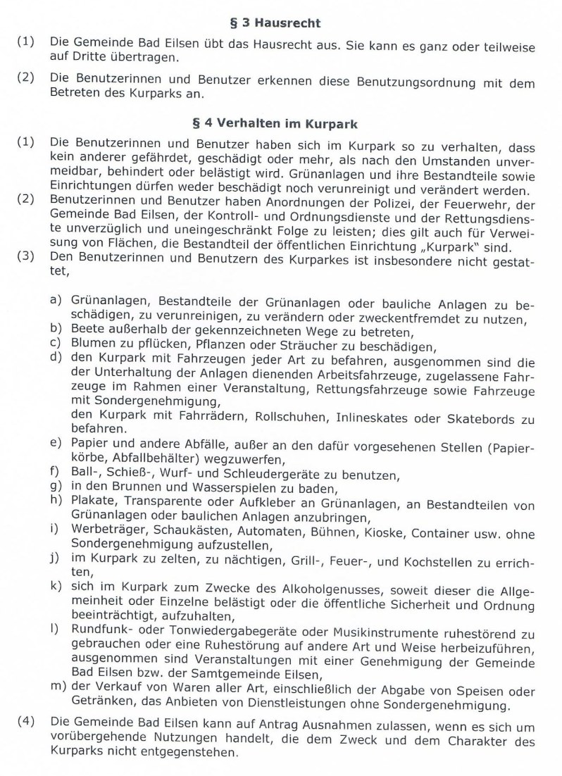 Kurparkordnung 2