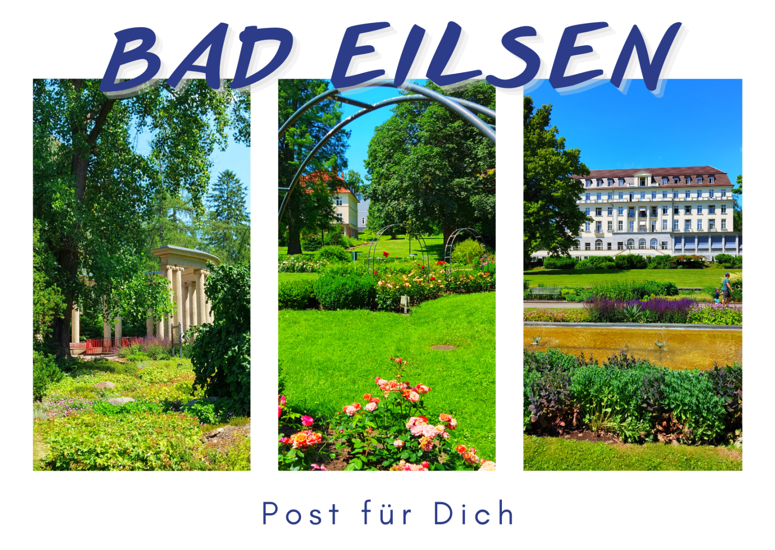 Postkarte Bad Eilsen Kurpark 3